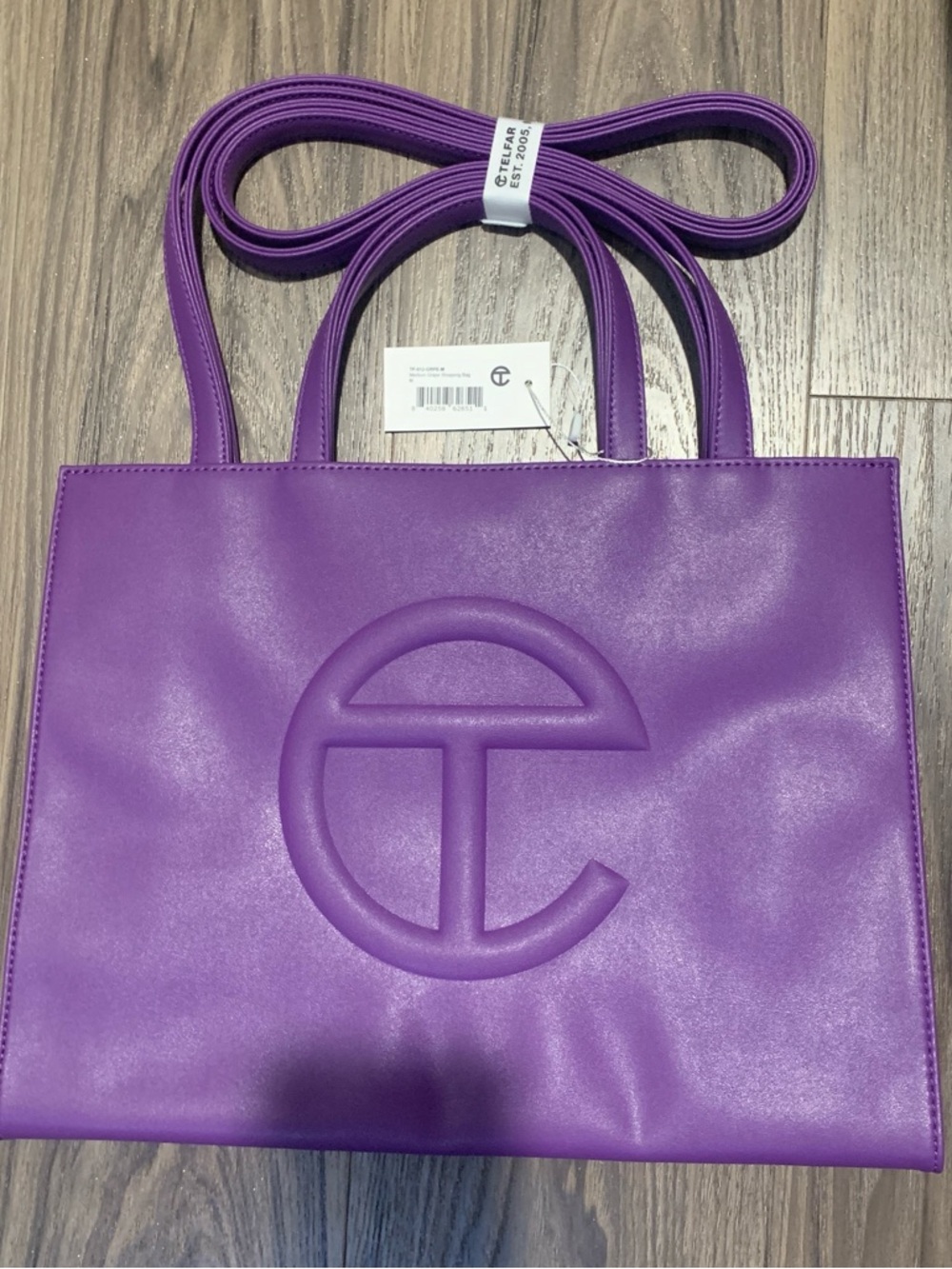 Telfar Small Shopping Bag in Purple
